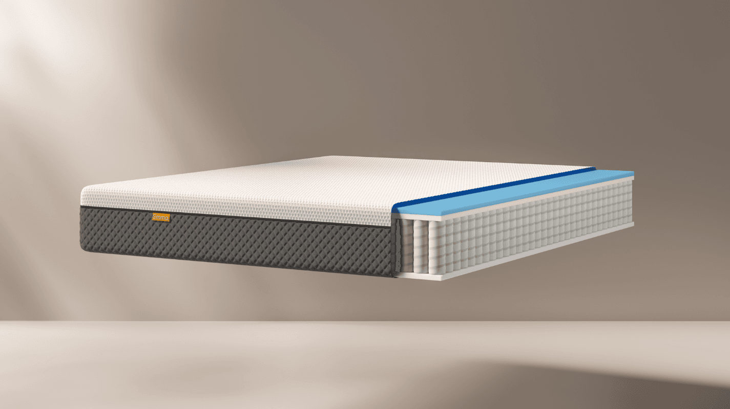 Kit Colchão Premium Hybrid 2.0 + Pillow Top + Travesseiro + Protetor 2